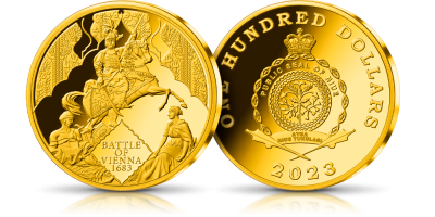 340. rocznica Bitwy pod Wiedniem - złota moneta uncjowa