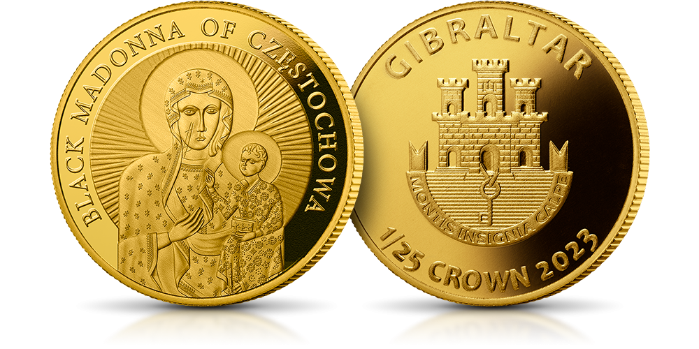  moneta z czystego złota Czarna Madonna