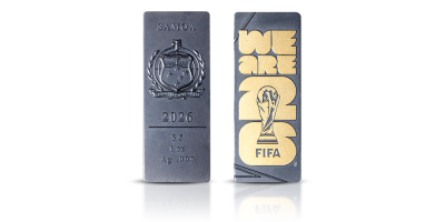 Mistrzostwa Świata w Piłce Nożnej 2026: oficjalna moneta o masie 1 uncji czystego srebra!   