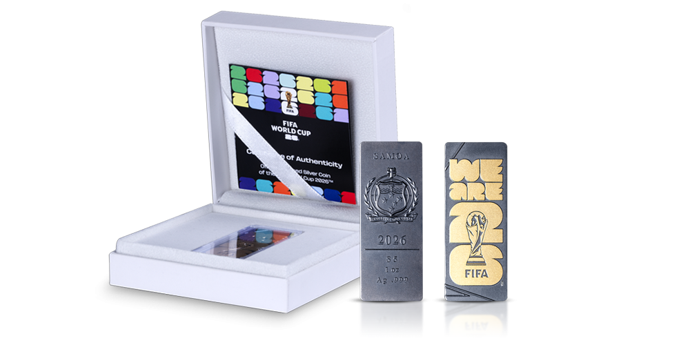 sztabka oficjalna moneta FIFA WC 2026