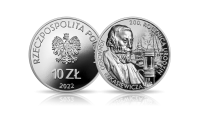 Łukasiewicz na srebrnej monecie NBP.
