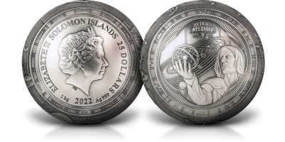 Mikołaj Kopernik - srebrna moneta o masie 1 kg i wyjątkowym kształcie kuli 