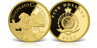Mikołaj Kopernik - oficjalna moneta z 1/10 uncji czystego złota