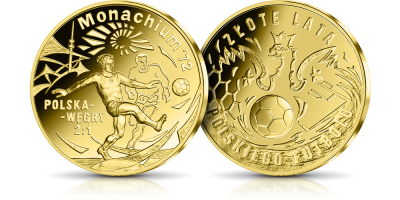 Złoty medal Orłów Górskiego w Monachium Okolicznościowy medal z okazji 50. rocznicy pamiętnego finału! 