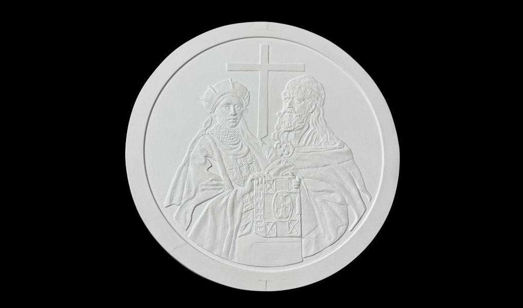 Gotowy gips, który wysyłany jest do Mennicy