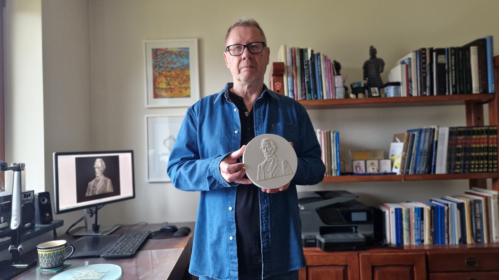 Robert Kotowicz - gipsowy model