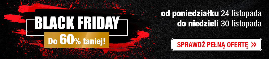 Black Friday - do 60% taniej! Oferta ważna tylko do niedzieli, 30 listopada 2025 r.