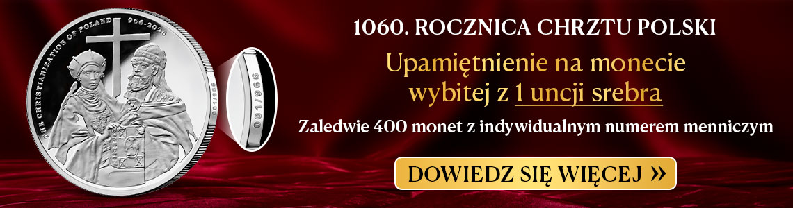 1060. rocznica Chrztu Polski – upamiętnienie na limitowanej monecie