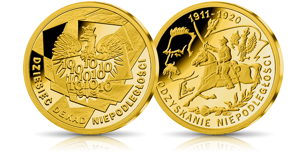 Wstąpienie Polski do NATO na medalu uszlachetnionym 24-karatowym złotem