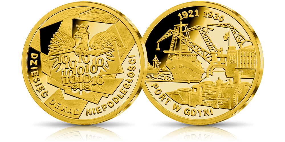 Wstąpienie Polski do NATO na medalu uszlachetnionym 24-karatowym złotem