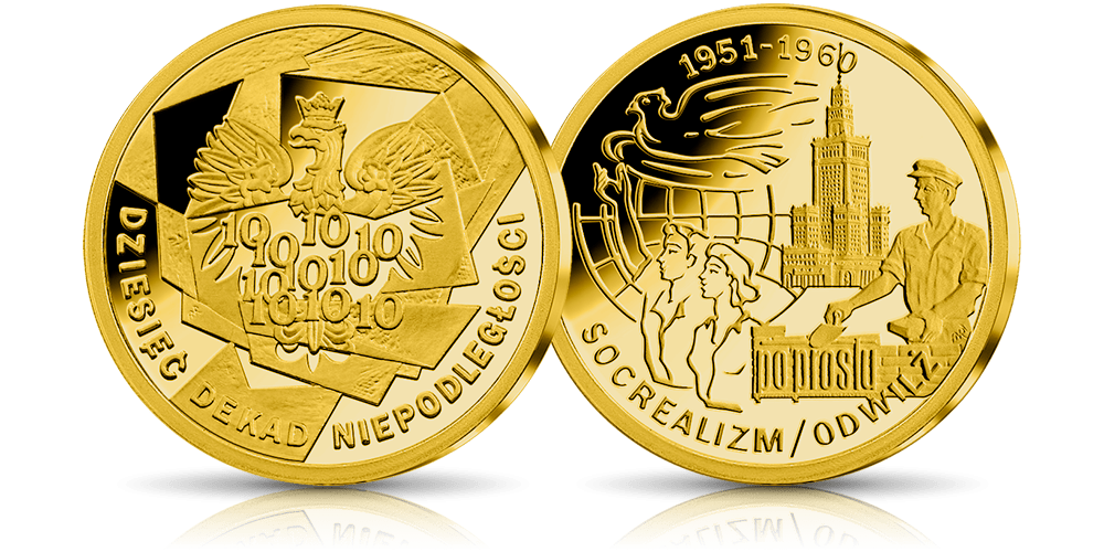 Wstąpienie Polski do NATO na medalu uszlachetnionym 24-karatowym złotem