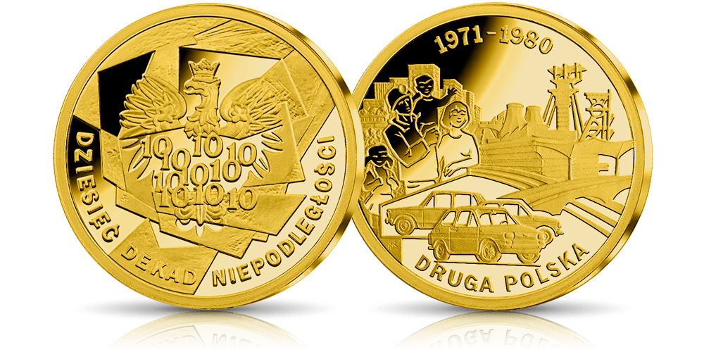 Wstąpienie Polski do NATO na medalu uszlachetnionym 24-karatowym złotem