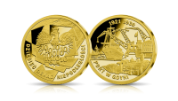 Port w Gdyni na medalu platerowanym 24-karatowym złotem