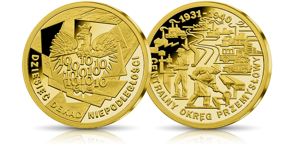 Port w Gdyni na medalu uszlachetnionym 24-karatowym złotem