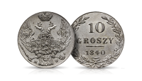 10 groszy 1840 Mikołaj I