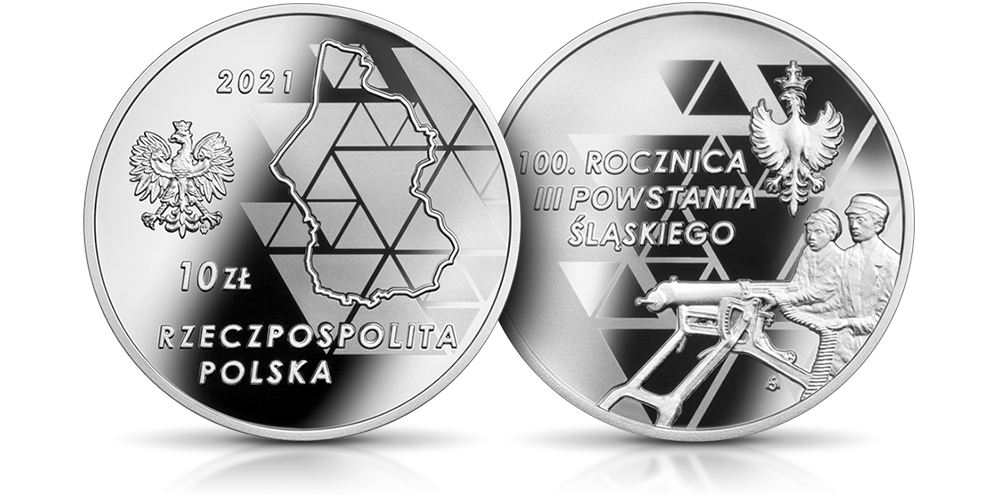 III powstanie śląskie na srebrnej monecie NBP. III powstanie śląskie na srebrnej monecie NBP.