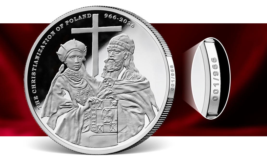 chrzest-polski-966-ag-1oz-lp-numeracja