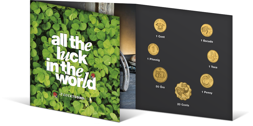 Folder Siedem Monet Szczęścia All the luck in the world Folder Siedem Monet Szczęścia All the luck in the world