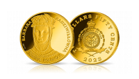 Kolekcja 7 najsłynniejszych polskich królowych - Barbara Radziwiłłówna - moneta ze złota próby 999/1000, najwyższa jakość mennicza, stempel lustrzany