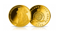 Kolekcja 7 najsłynniejszych polskich królowych - Jadwiga Andegaweńska - moneta ze złota próby 999/1000, najwyższa jakość mennicza, stempel lustrzany