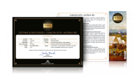 Gorączka złota w Australii - Certyfikat Autentyczności monety oraz karta opisowa