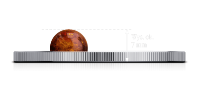 Bursztynowe Słońce Bałtyku - wyjątkowa srebrna moneta z prawdziwym polskim bursztynem