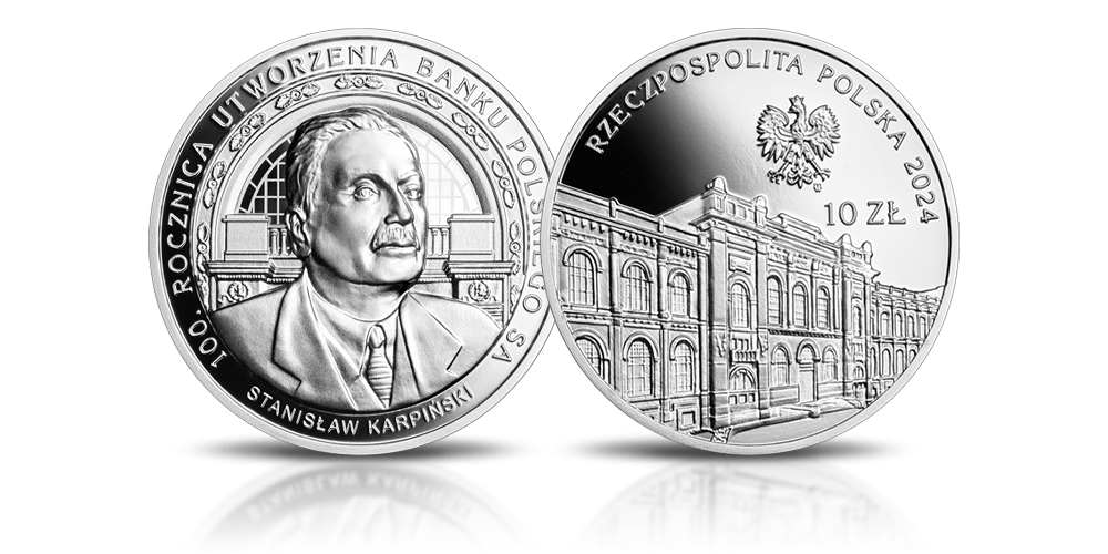 100. rocznica utworzenia Banku Polskiego SA - srebrna moneta NBP