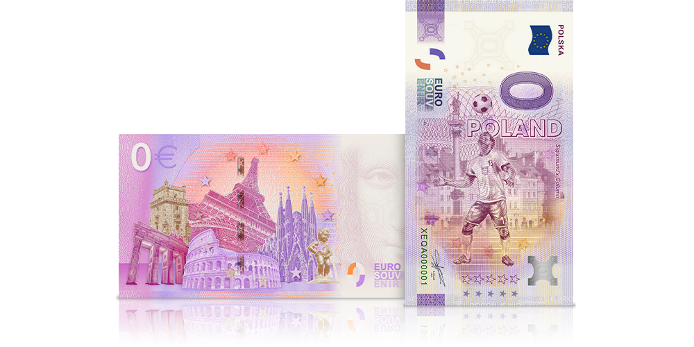 banknot kolekcjonerski 0 euro Polska