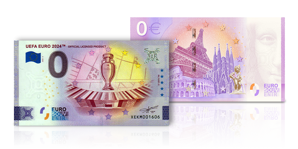 0 euro banknot okolicznościowy Mistrzostw Europy