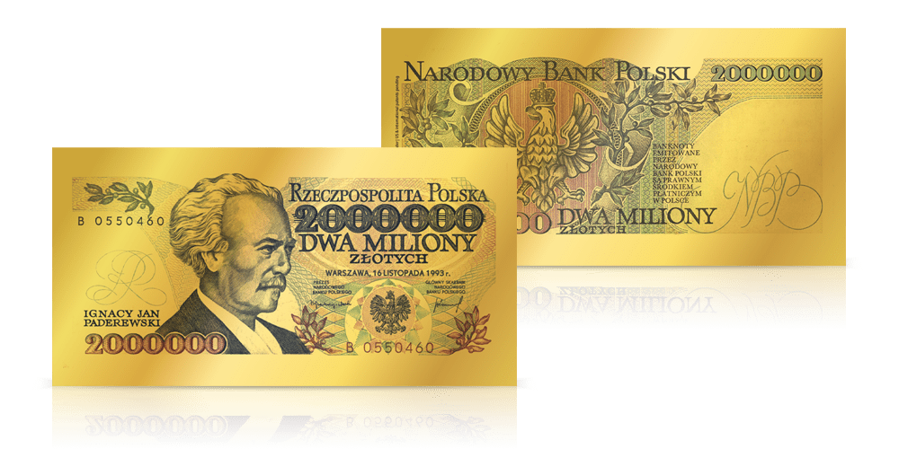Replika banknotu 2000000 zł