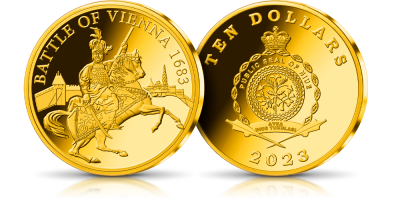 340. rocznica Bitwy pod Wiedniem - moneta 1/4 uncji złota