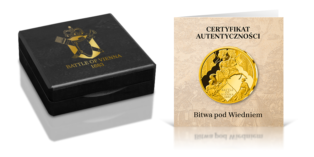 Pudełko i Certyfikat Autentyczności do złotej monety uncjowej