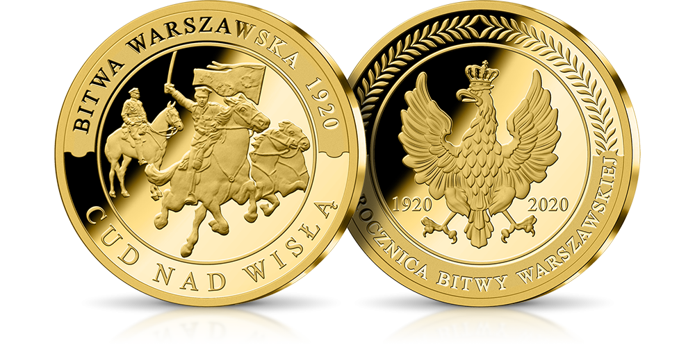 Złoty medal Bitwa Warszawskaj 1920 Złoty medal Bitwa Warszawskaj 1920