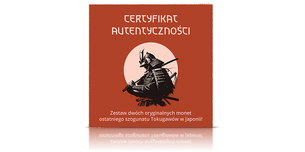 certyfikat autentyczności monet japońskich
