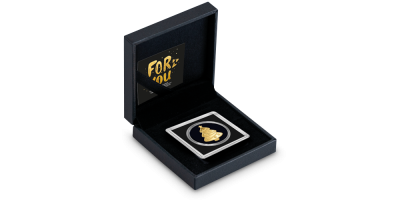 Choinka – moneta w kształcie bożonarodzeniowego drzewka wykonana ze złota 