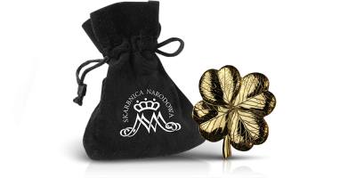 Czterolistna koniczyna - moneta o unikatowym kształcie jednego z symboli szczęścia