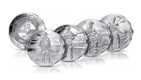 80 lat D-DAY srebrne monety pamiątkowe