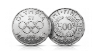 srebrna moneta igrzysk olimpijskich Helsinki 1952