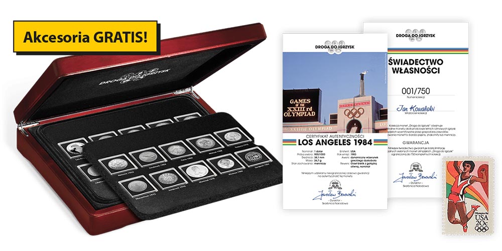 srebrna-moneta-olimpijska-los-angeles-1984-akcesoria
