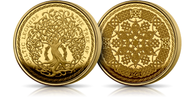 Drzewo Życia - medal uszlachetniony czystym złotem