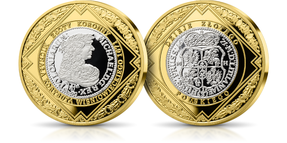 Zloty koronny Korybuta Wiśniowieckiego z 1671 r.