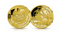 Port w Gdyni na medalu platerowanym 24-karatowym złotem