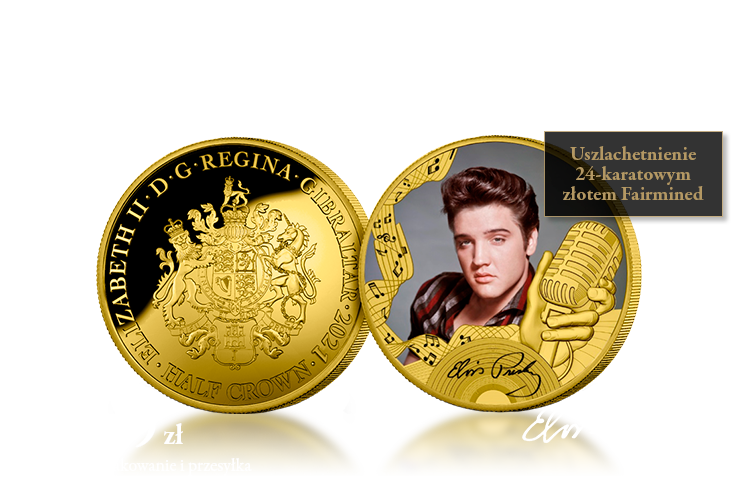 Po raz pierwszy w Skarbnicy Narodowej oficjalna moneta upamiętniająca Elvisa Presleya!