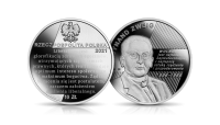 Ferdynand Zweig na srebrnej monecie NBP.