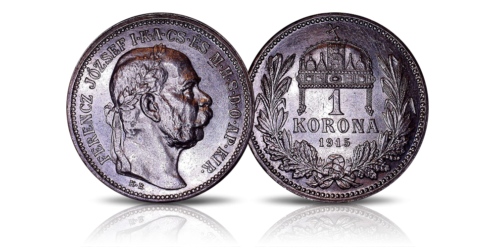 Franciszek Józef moneta 1 korona 1915 r