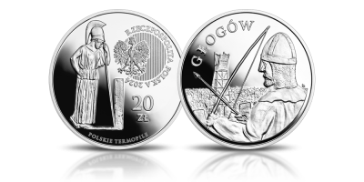 Polskie Termopile, Głogów - srebna moneta NBP 
