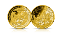 Medal Orzeł Przemysła platerowany złotem