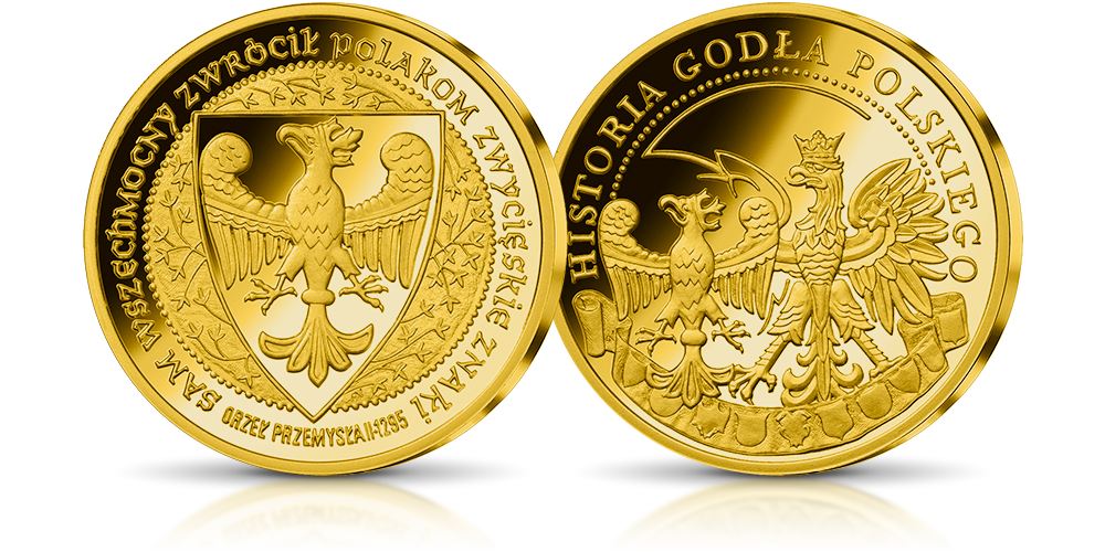 Medal Orzeł Przemysła platerowany złotem Medal Orzeł Przemysła platerowany złotem