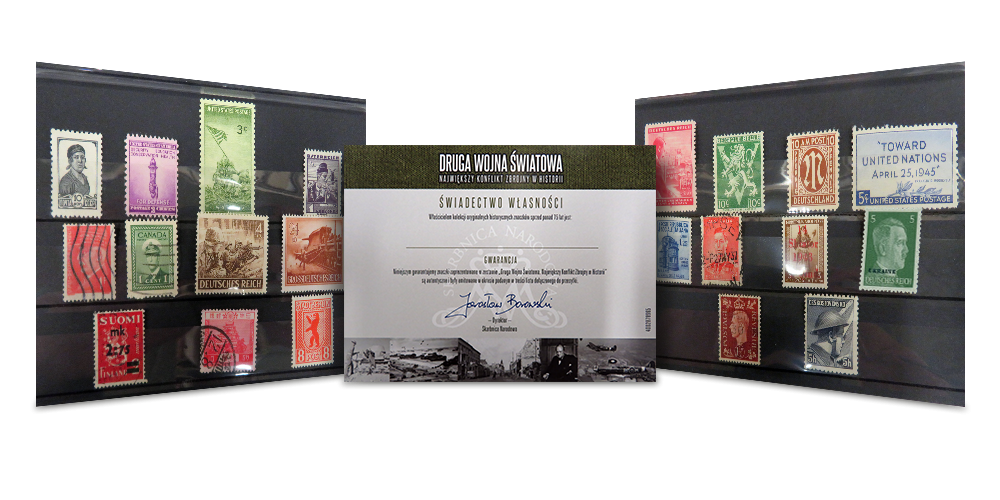 znaczki II wojny światowej
