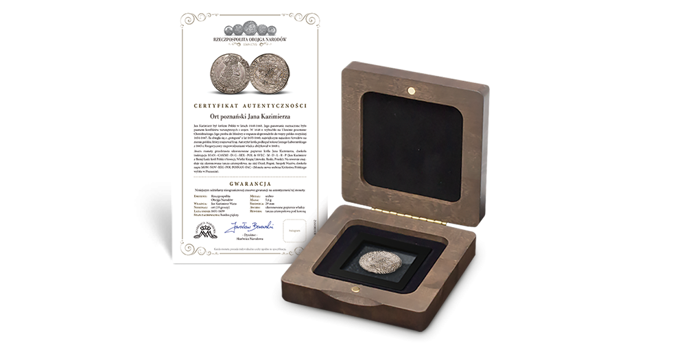 ort poznański Jana Kazimierza Wazy